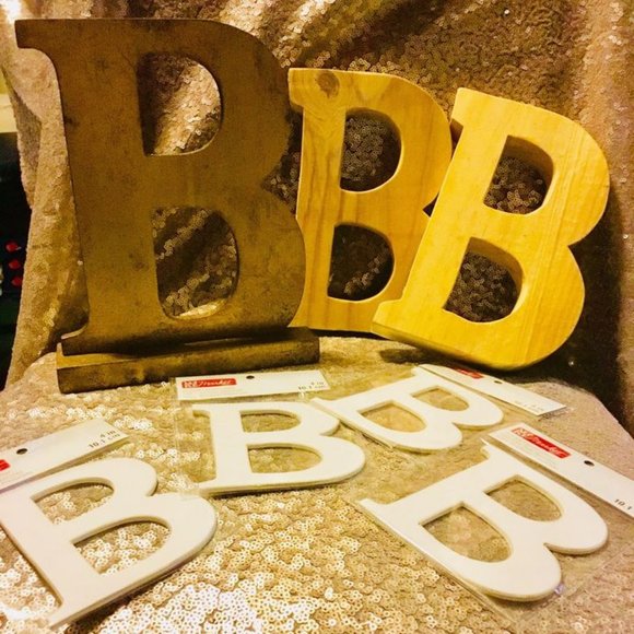 Accents 7 Wood Letter B Home Decor Or Wedding Poshmark